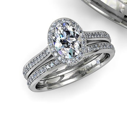 Custom Wedding Band Diamond Band in Platinum 950 AU